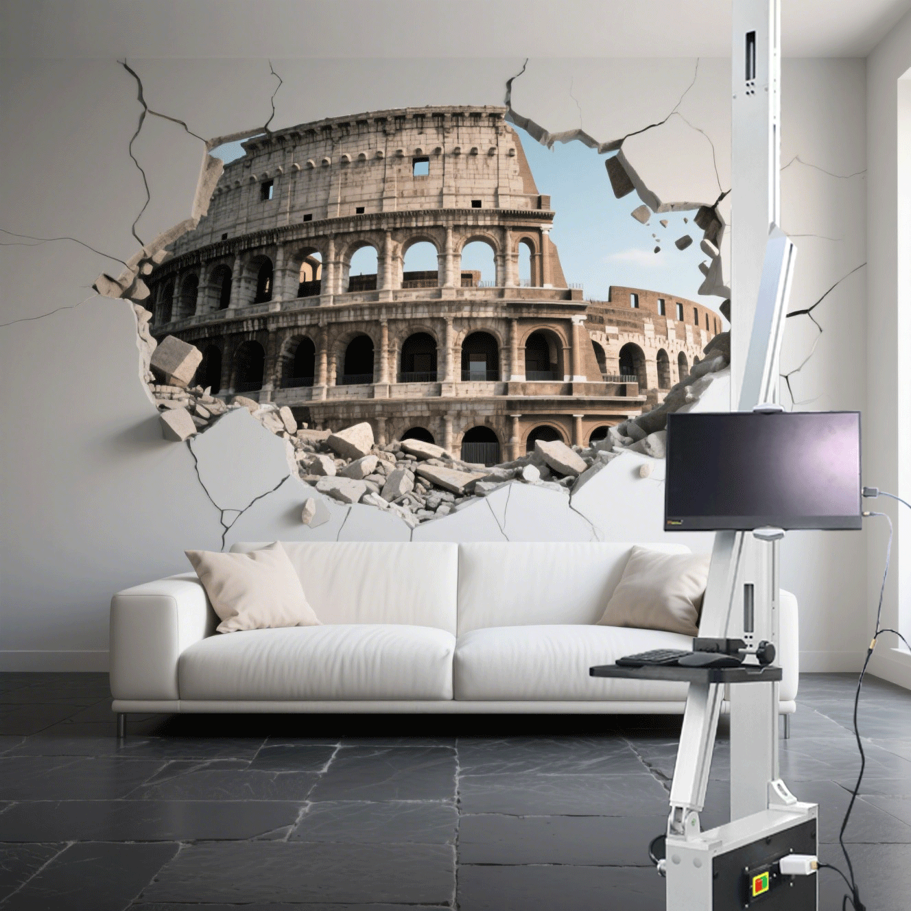 Réalisation 1 - Impression murale directe